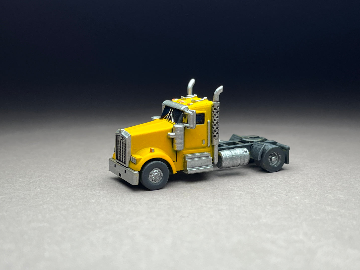 UNPAINTED N Scale (1:160 or 12mm) American W900 LTL "Less Than Load" City Semi - NOT A TOY