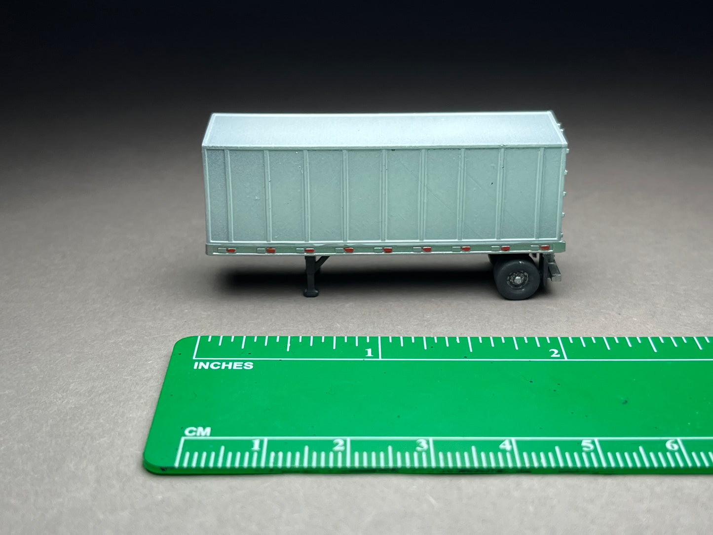 UNPAINTED N Scale (1:160 or 12mm) LTL "Less Than Load" 28 foot city box trailer - NOT A TOY