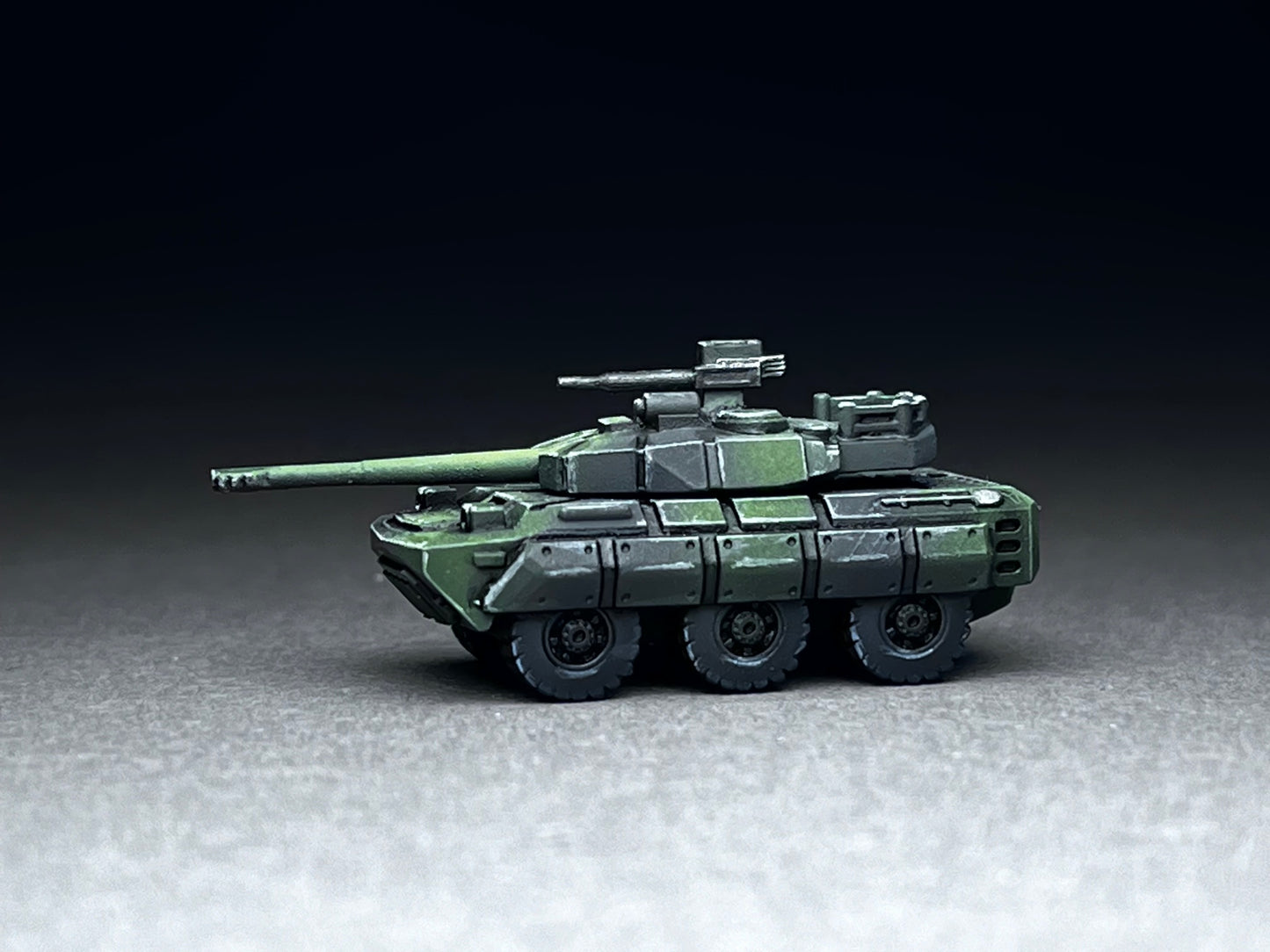 6-8mm scale - AFV "Dingo" Skirted Variant - Armored Fighting Vehicle, Armored Car - UNPAINTED, This is NOT a toy!