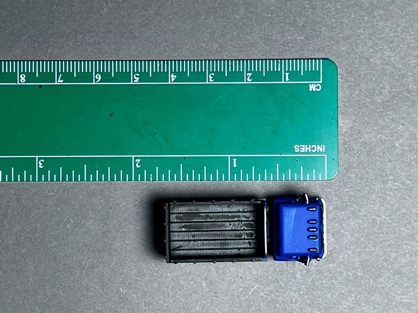 UNPAINTED N Scale (1:160 or 12mm) 1957-1990 C600 Cab Over Engine Flatbed Short Frame - NOT A TOY