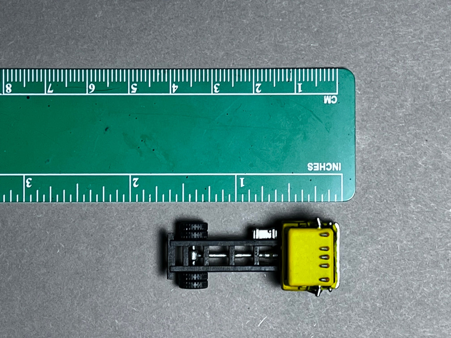 UNPAINTED N Scale (1:160 or 12mm) 1957-1990 C600 Cab Over Engine, customizable Build-Your-Own-Truck Short Frame - NOT A TOY