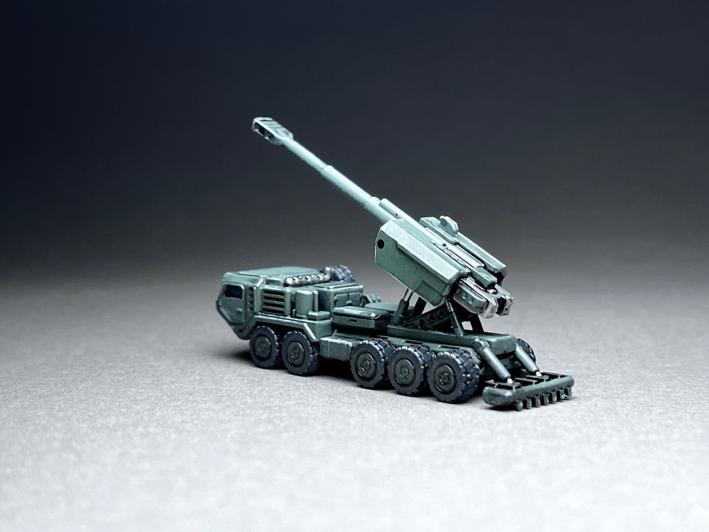 6-8mm scale - One (1) Heavy Tactical Truck - LR Artillery - UNPAINTED, This is NOT a toy!