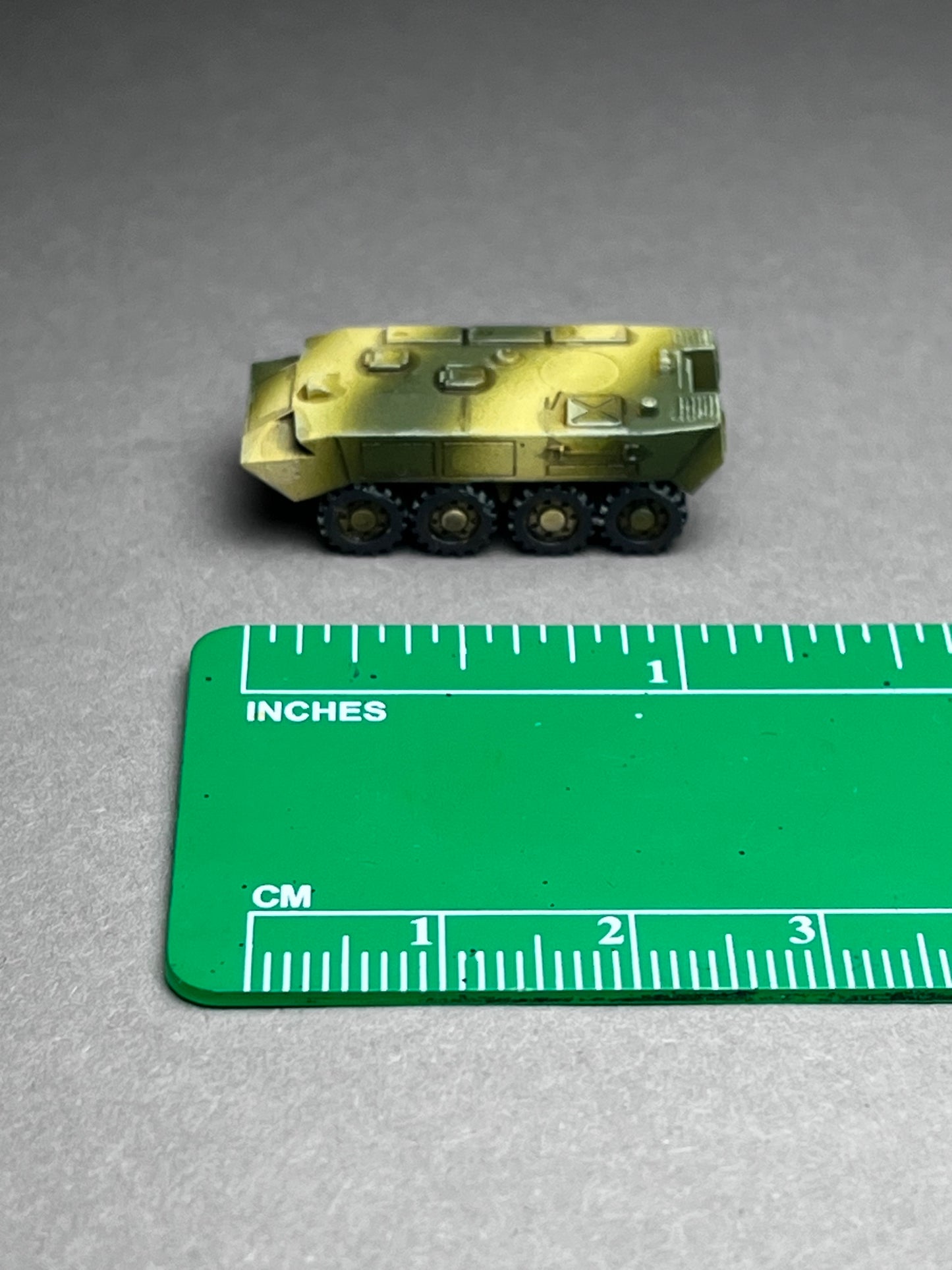 6-8mm scale 2x APC (Armoured Personnel Carrier)- UNPAINTED, This is NOT a toy!
