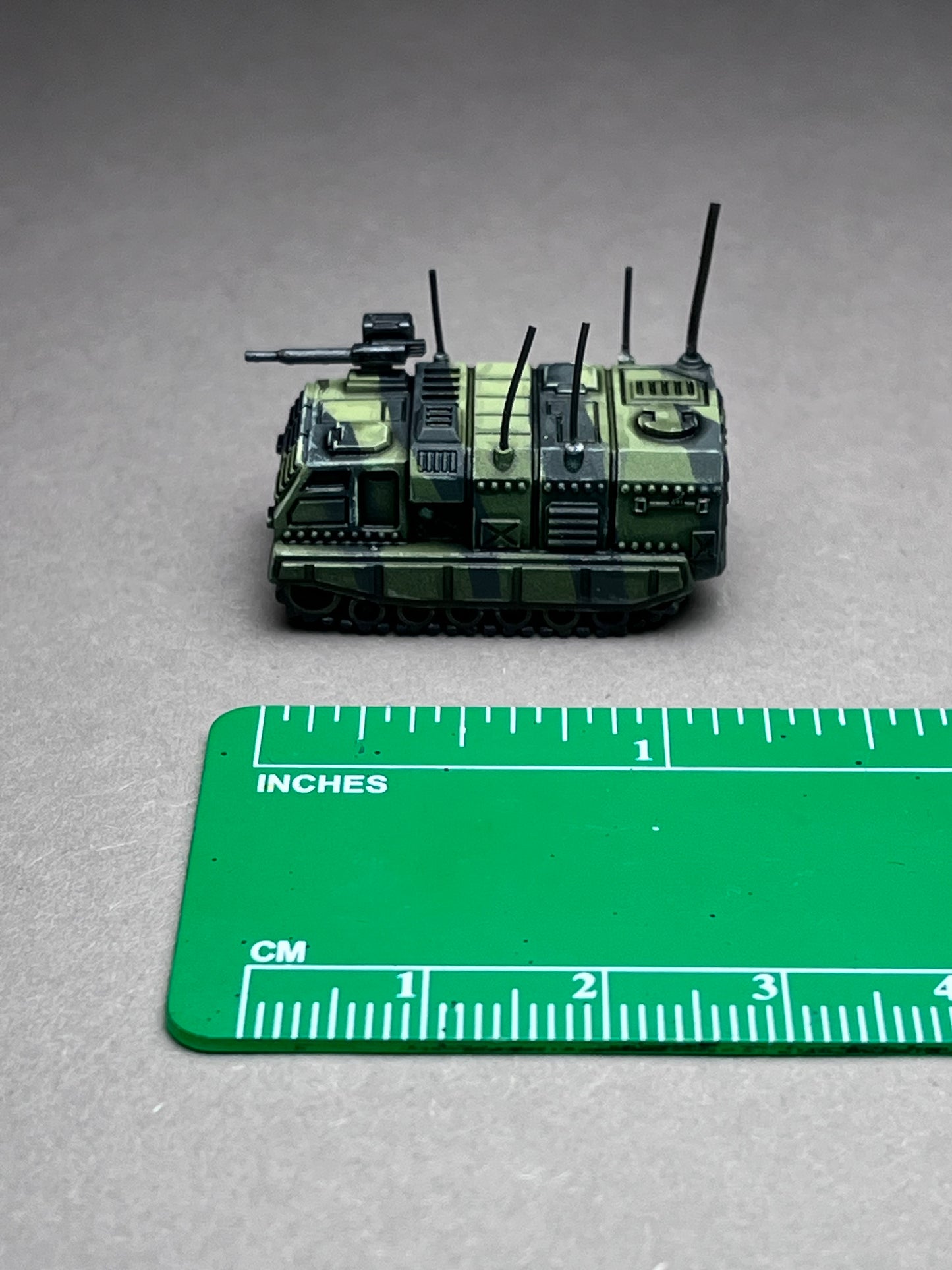 6-8mm scale - One (1) Command and Control Vehicle CV1 - mobile/field HQ, Comm Truck, Electronic Warfare Vehicle- UNPAINTED, This is NOT a toy!