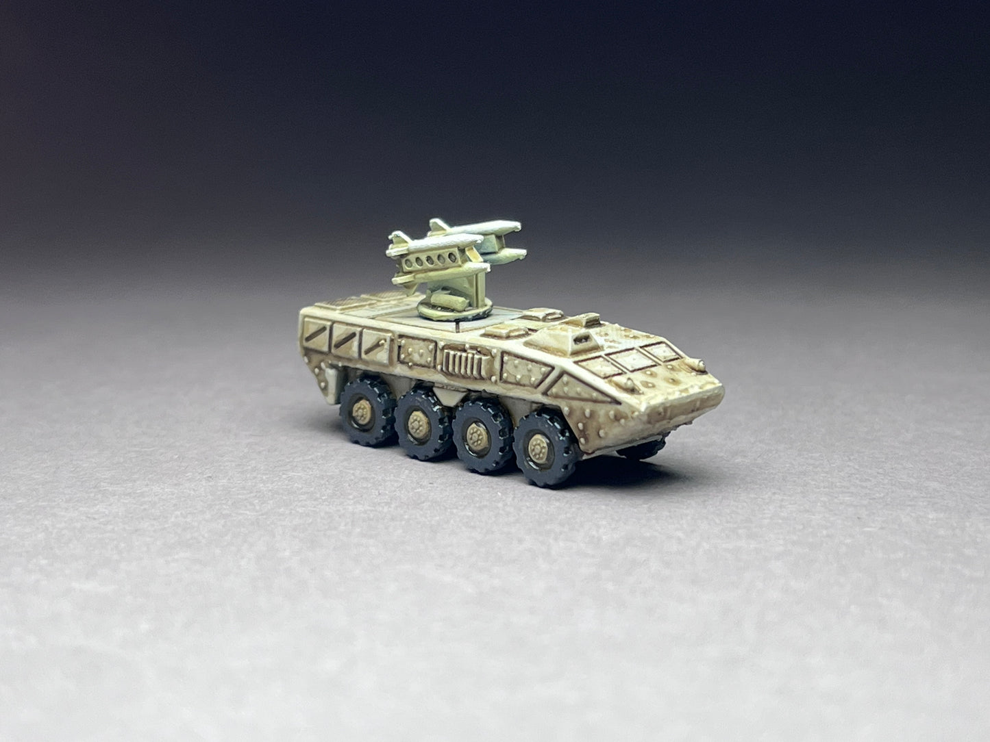 6-8mm scale - Mobile Gun System ONE (MGS-1) - One (1) figure included with 7 weapons turrets - UNPAINTED, This is not a toy!