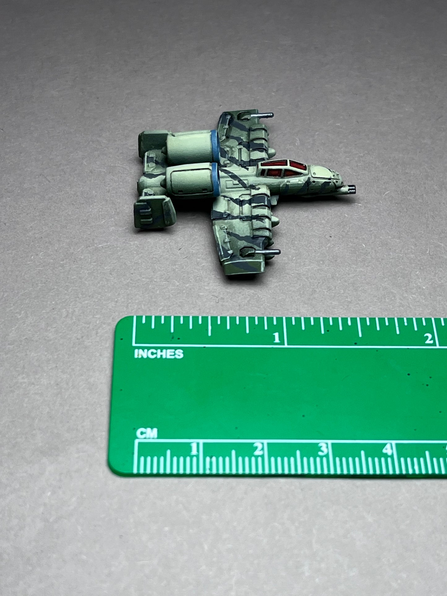 6-8mm scale - Hog CAS/GA - close air support, ground attack airplane. Hex base and flex post included.- UNPAINTED, This is not a toy!