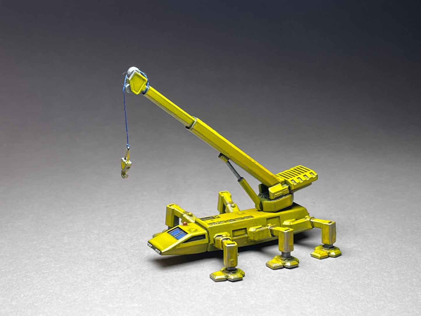 6-8mm scale - All-Terrain Heavy Crane Walker - Variant A (deployed) WARNING this is a large vehicle (3.5 inches or 65mm)- UNPAINTED, This is NOT a toy!