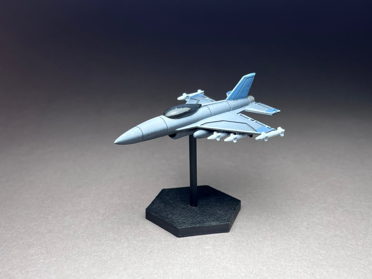 6-8mm scale - Dagger Air Superiority Dogfighter, UNPAINTED, This is NOT a toy!