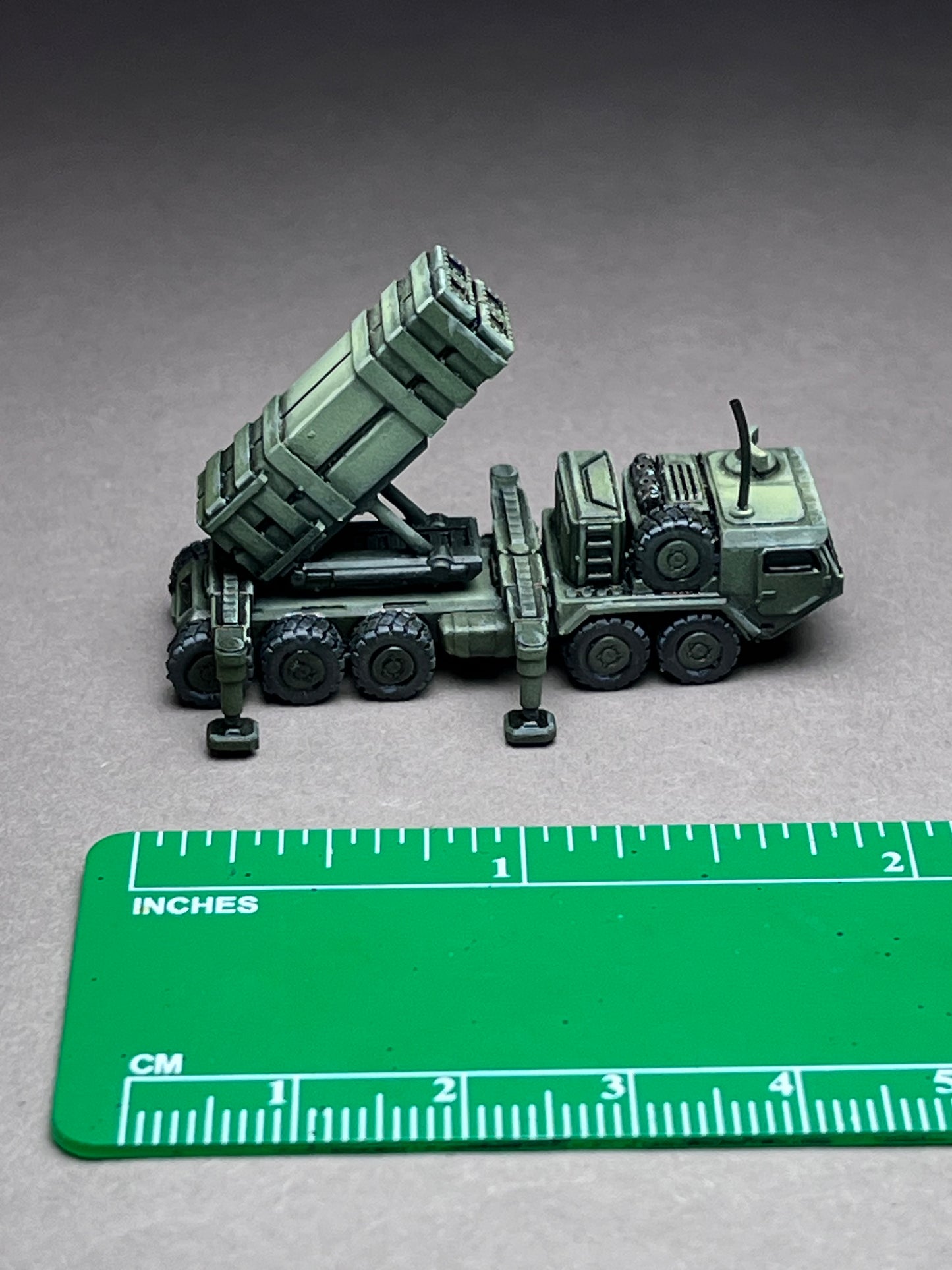 6-8mm scale - Heavy Tactical Truck - Missile Platform, off-road, tactical mobility, missile platform- UNPAINTED, This is NOT a toy!