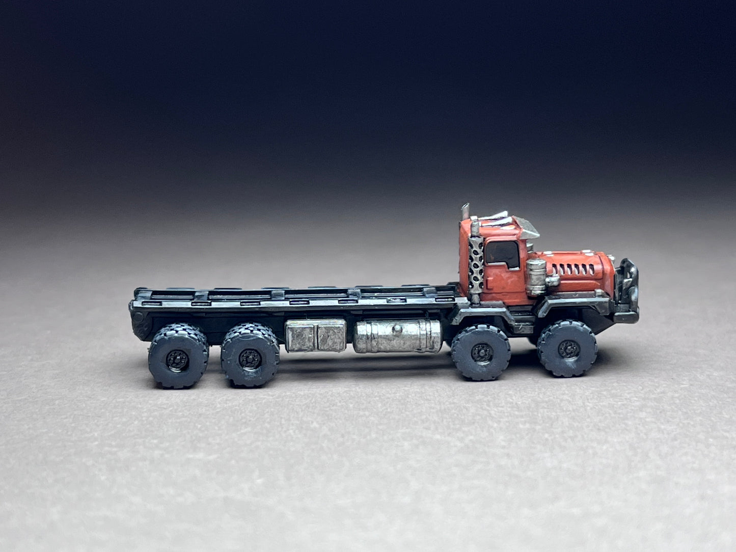 6-8mm scale - 1x KENNY (Long Frame) - prime mover, mineral and oil industry, frame for your custom creations. 2 x 1/2 inch, UNPAINTED, NOT toy!