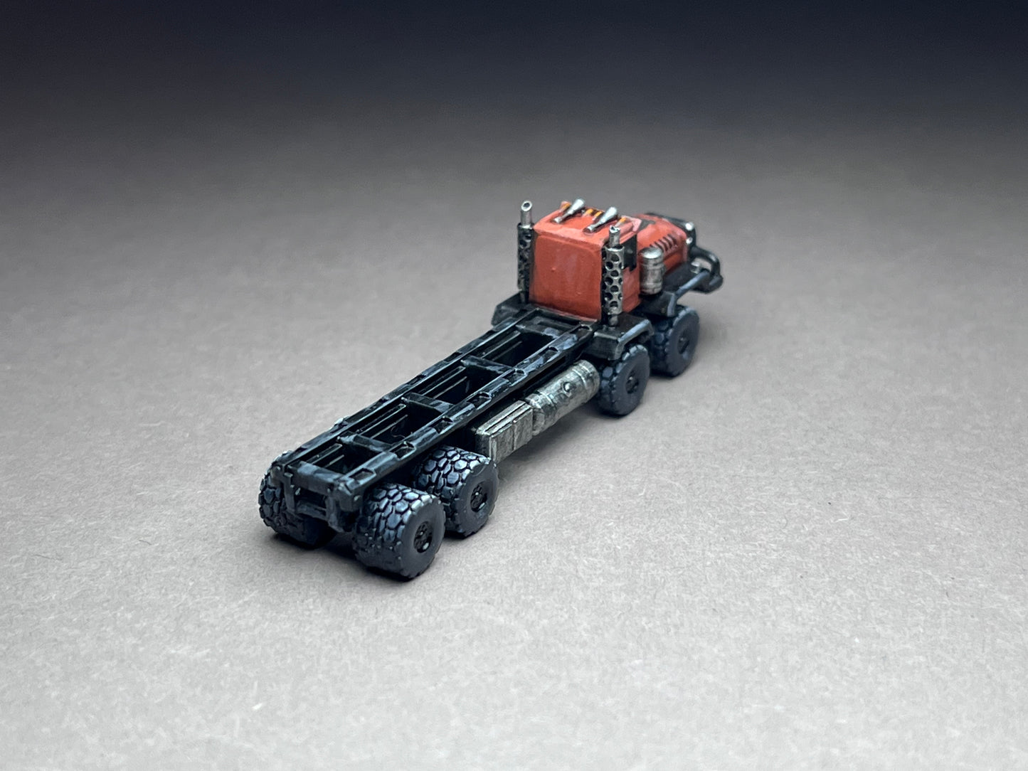 6-8mm scale - 1x KENNY (Long Frame) - prime mover, mineral and oil industry, frame for your custom creations. 2 x 1/2 inch, UNPAINTED, NOT toy!