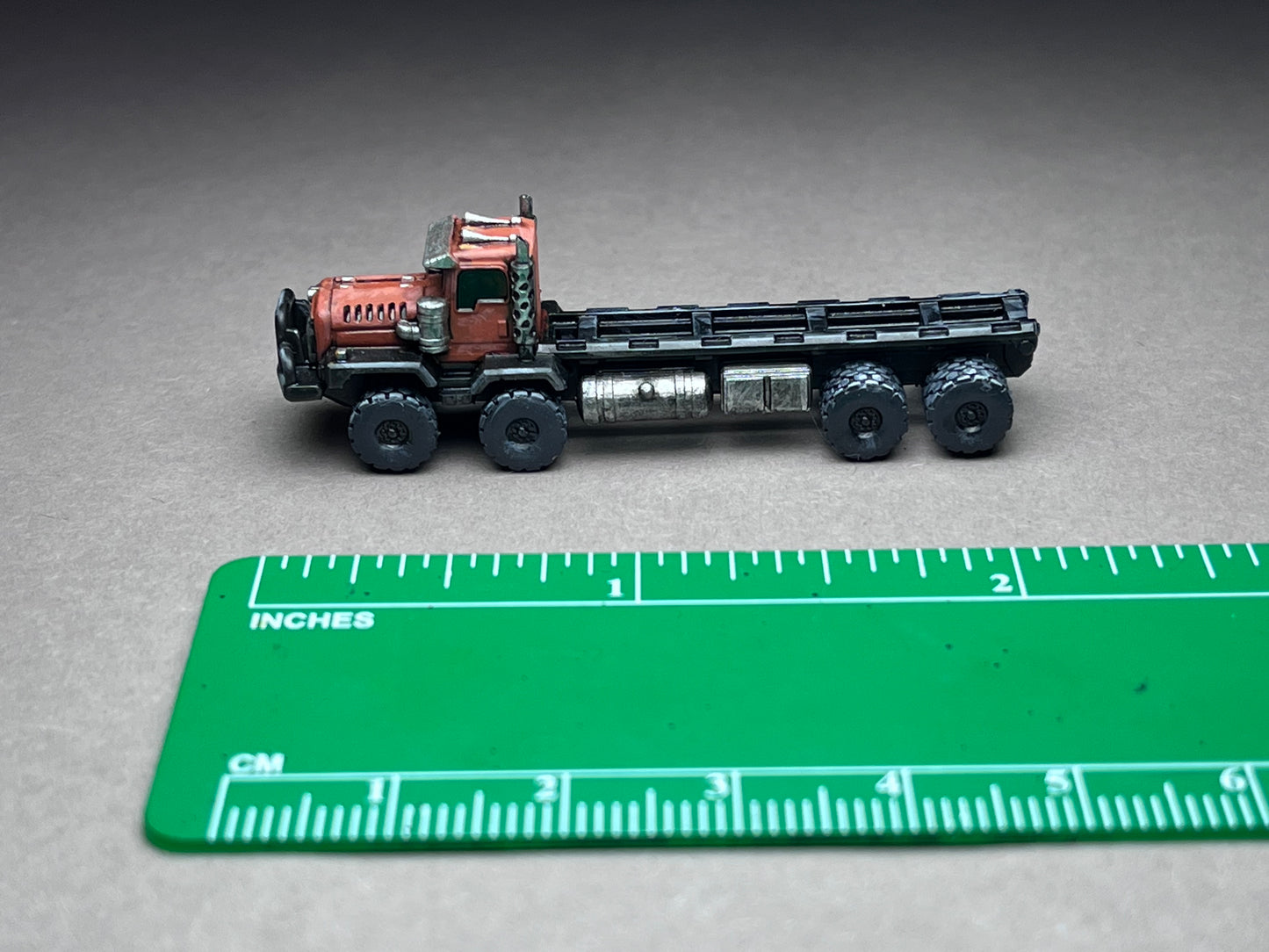 6-8mm scale - 1x KENNY (Long Frame) - prime mover, mineral and oil industry, frame for your custom creations. 2 x 1/2 inch, UNPAINTED, NOT toy!