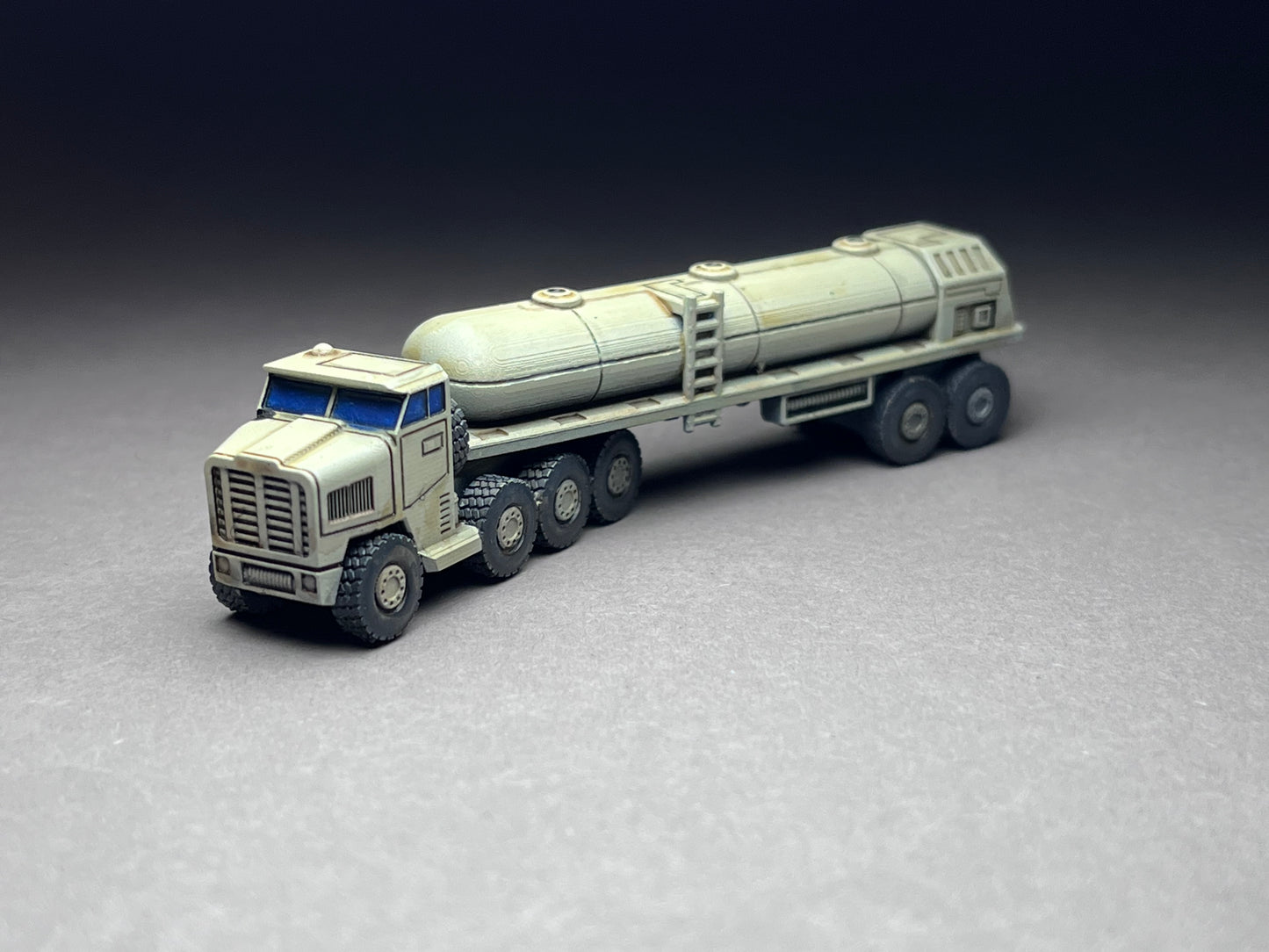 6-8mm scale - Heavy Coolant Transport - large 85mm or 3.5 inches long- UNPAINTED, This is NOT a toy!