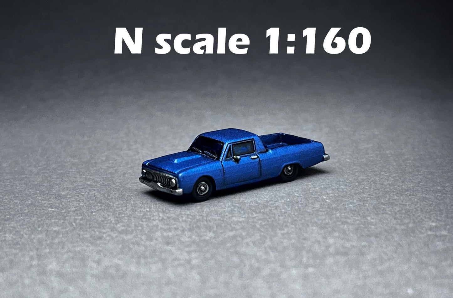 UNPAINTED N Scale (1:160 or 12mm) Two (x2) 1961 Falcon Ranchero - NOT A TOY