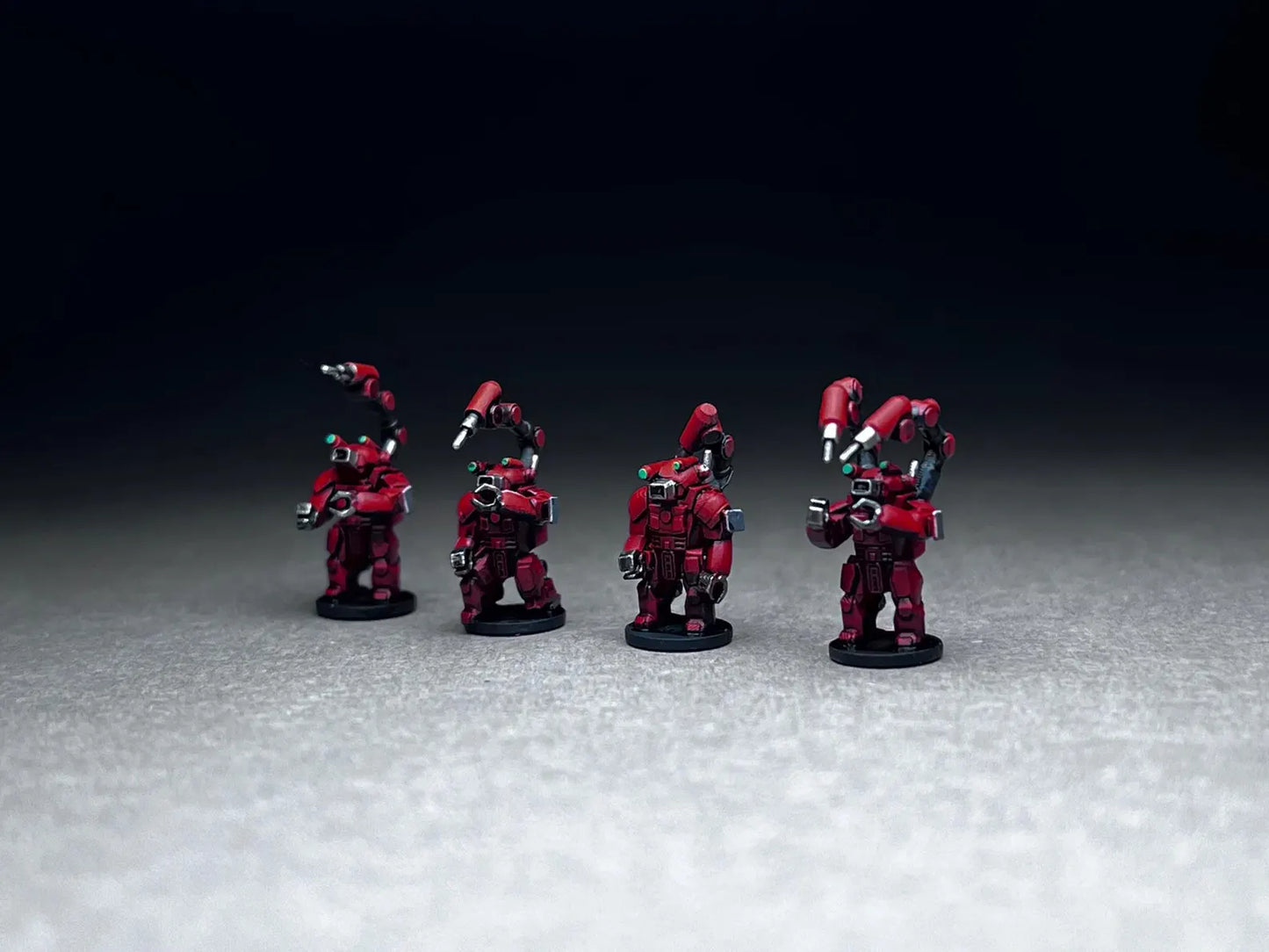 8x Power Engineers Type R + 4 hex bases- UNPAINTED, This is NOT a toy!