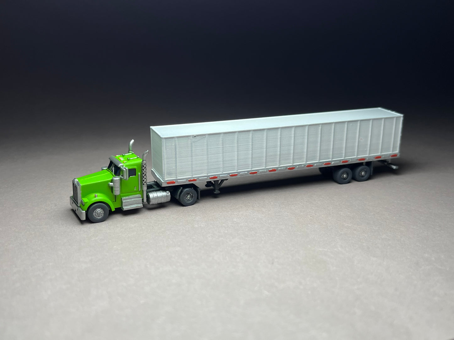 UNPAINTED N Scale (1:160 or 12mm) LTL "Less Than Load" 28 foot city box trailer - NOT A TOY