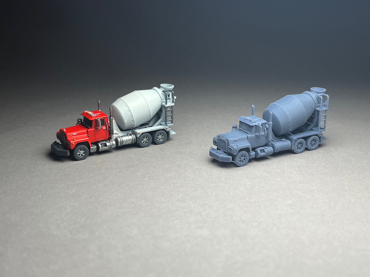 UNPAINTED N Scale (1:160 or 12mm)  Coincrete Mixer Bulldog R Series - NOT A TOY