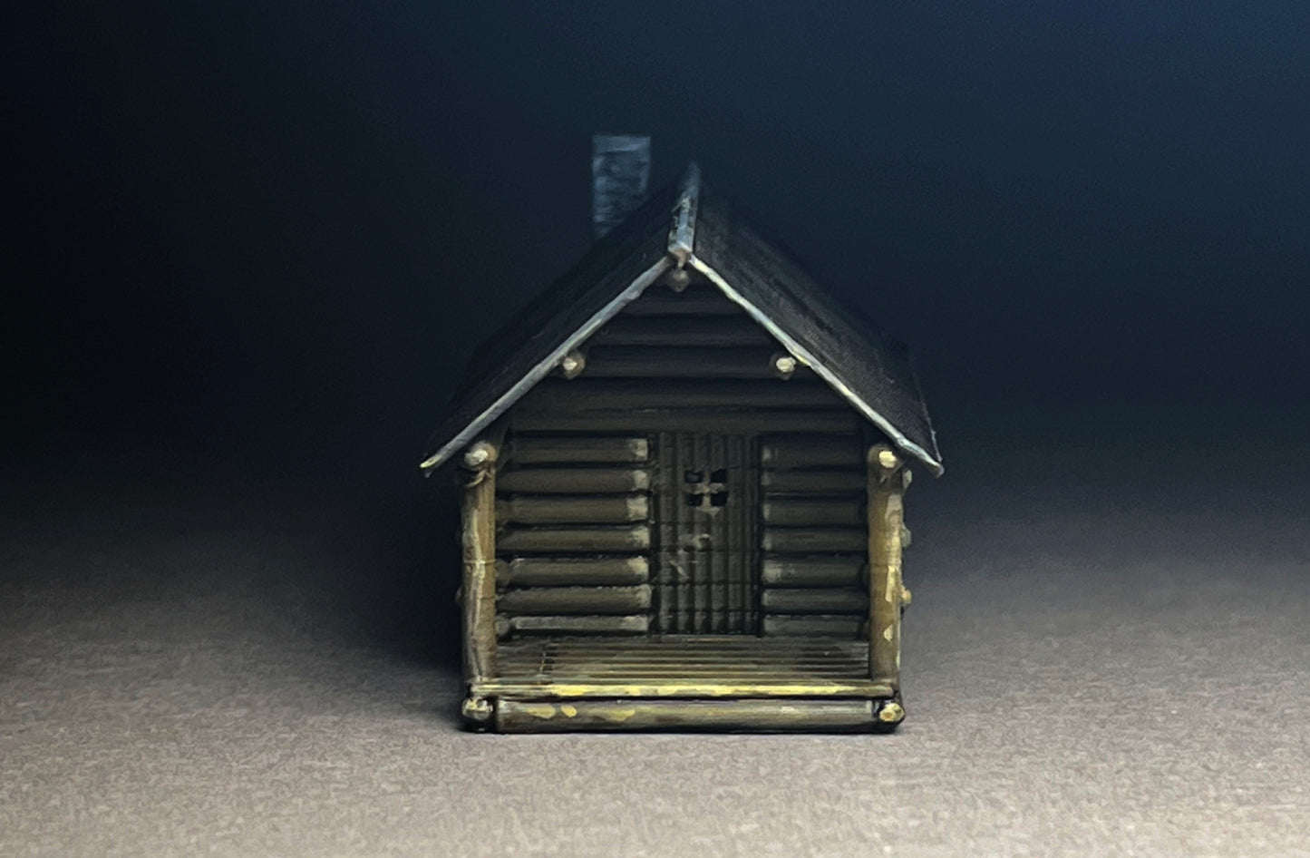 UNPAINTED N Scale - log cabin wildernes getaway! PLA printed!