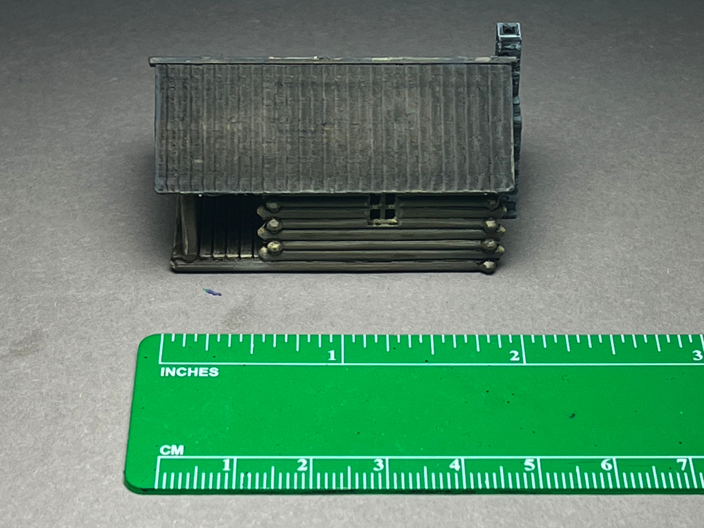 UNPAINTED N Scale - log cabin wildernes getaway! PLA printed!