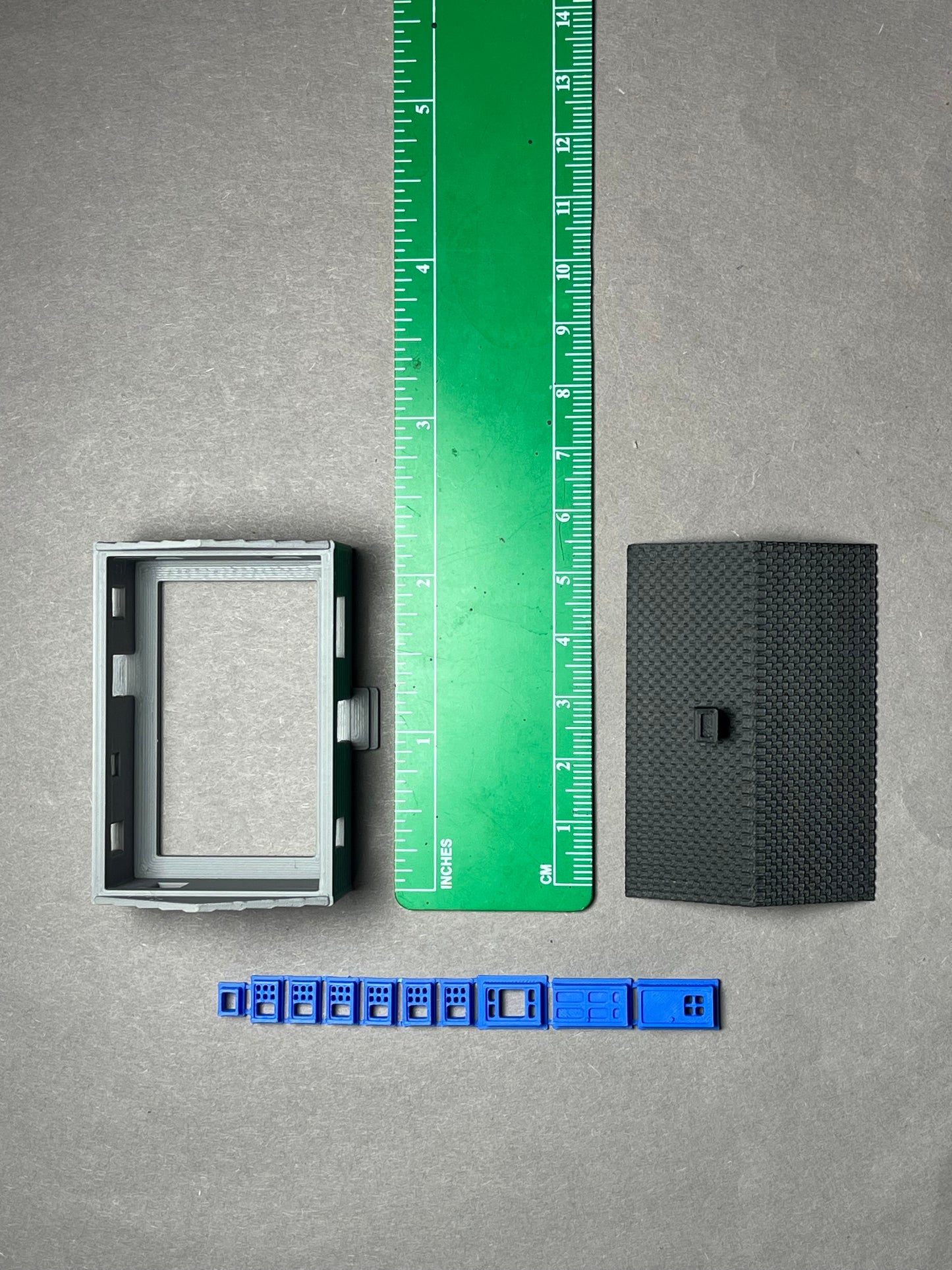 N Scale printed in COLOR! Crackerbox House base model. Requires assembly. NOT a toy!