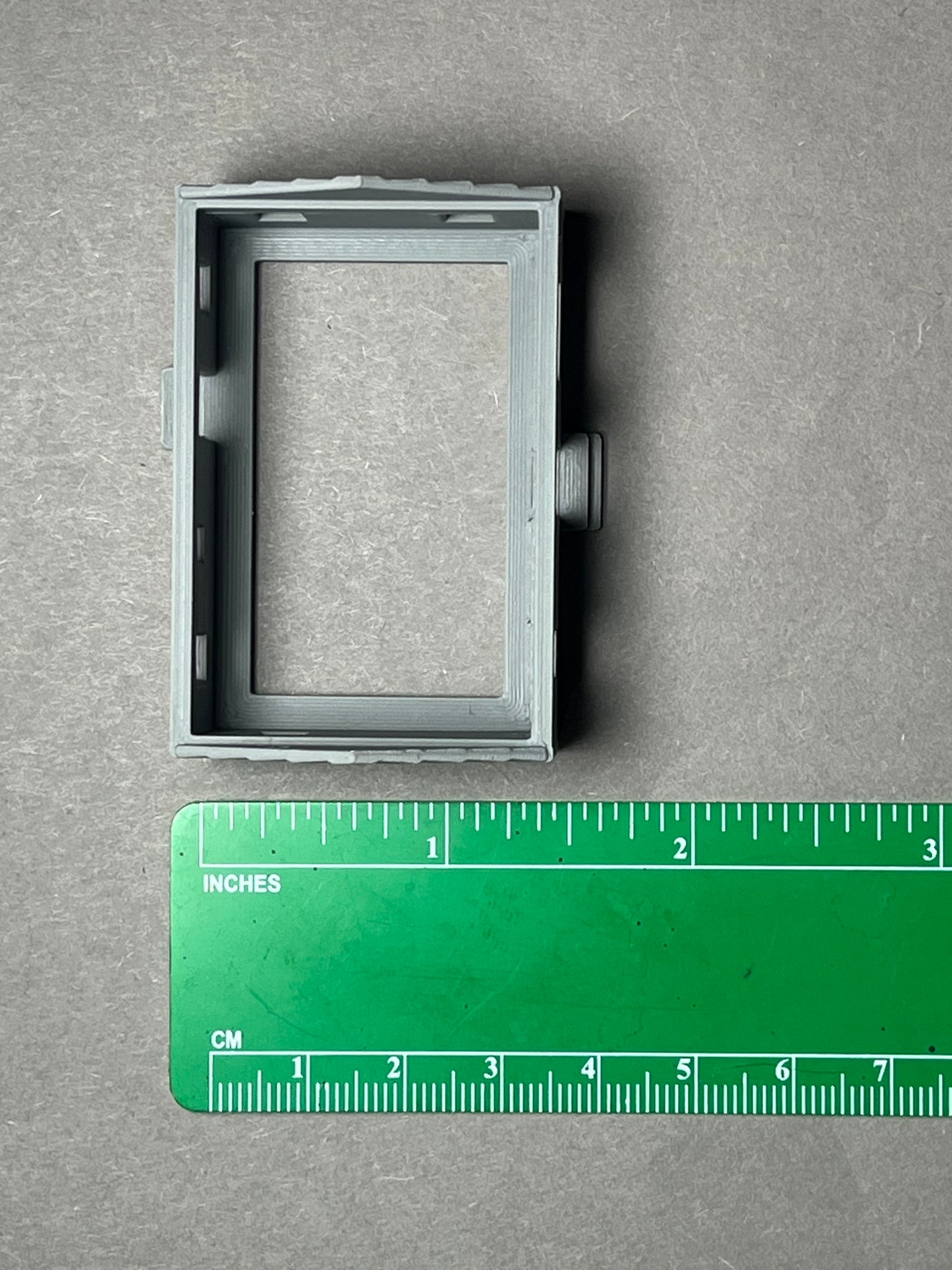 N Scale printed in COLOR! Crackerbox House base model. Requires assembly. NOT a toy!