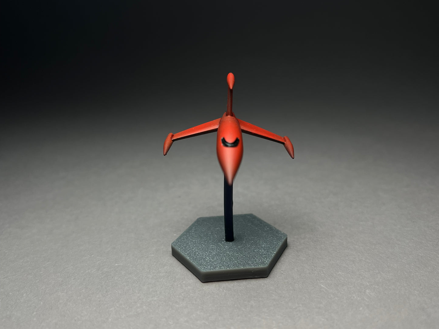6-8mm scale - Retro Rocket ZX, 40mm length, UNPAINTED, This is NOT a toy!