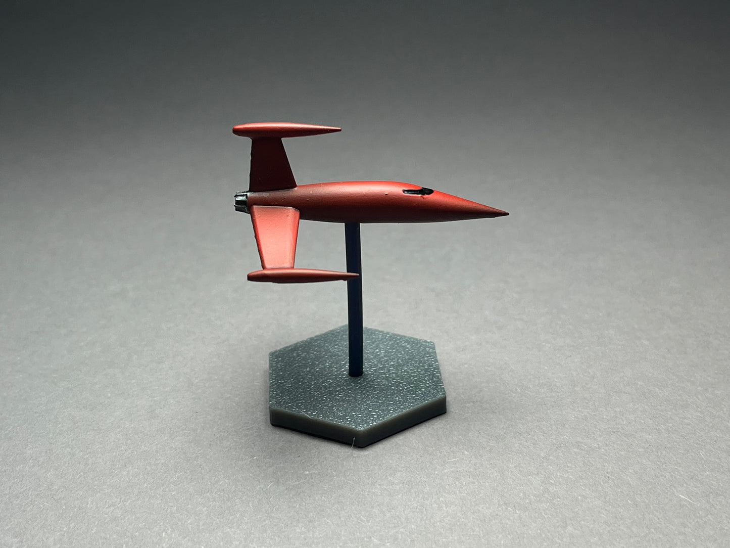 6-8mm scale - Retro Rocket ZX, 40mm length, UNPAINTED, This is NOT a toy!