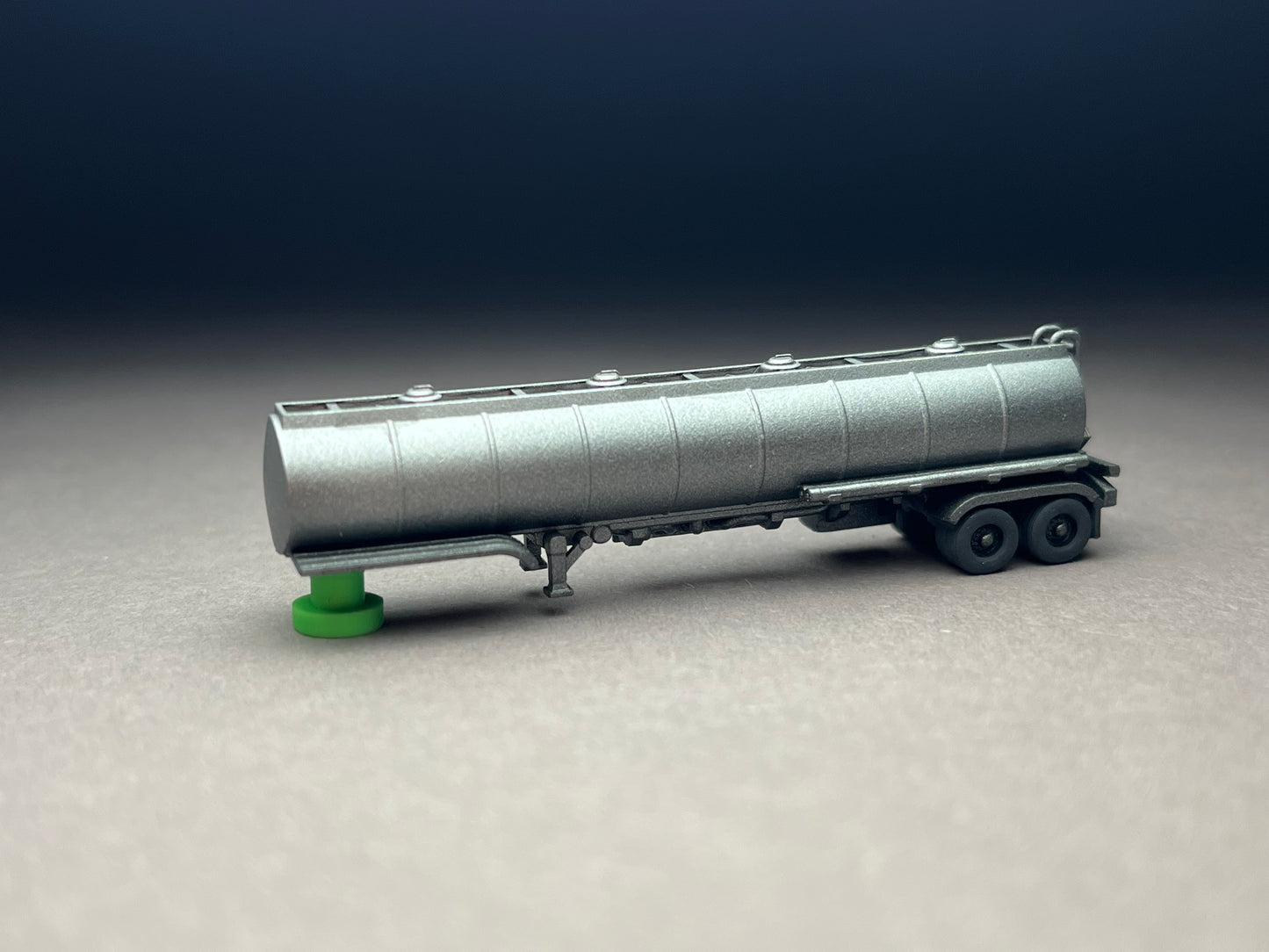 Z Scale (1:220) UNPAINTED One (1) Tanker Trailer - NOT a toy!