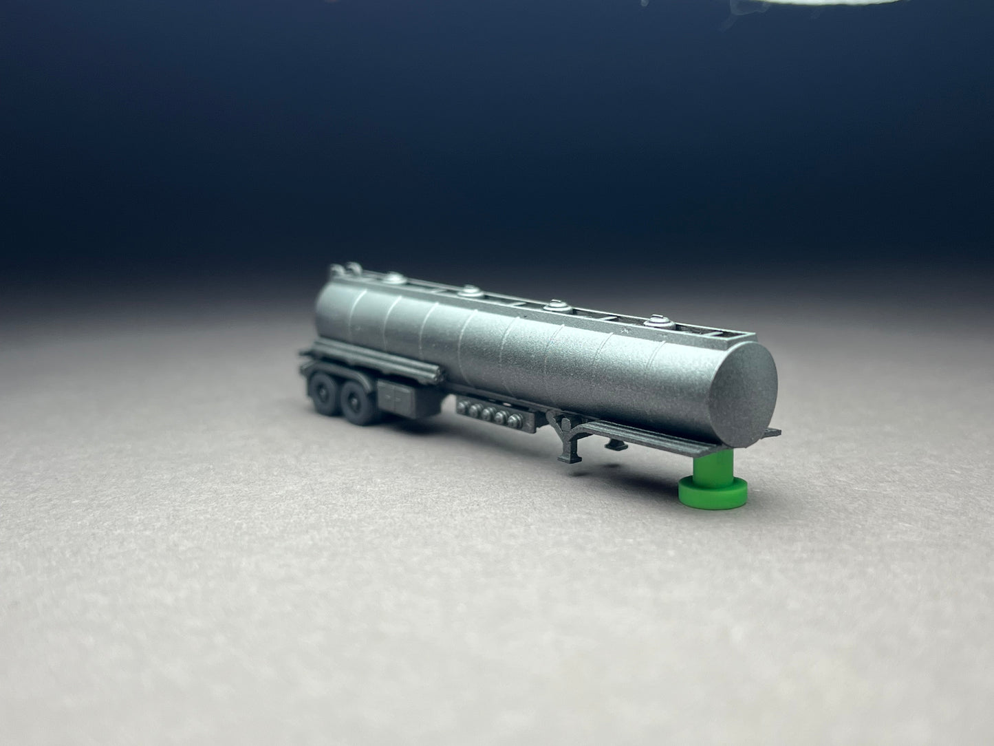Z Scale (1:220) UNPAINTED One (1) Tanker Trailer - NOT a toy!