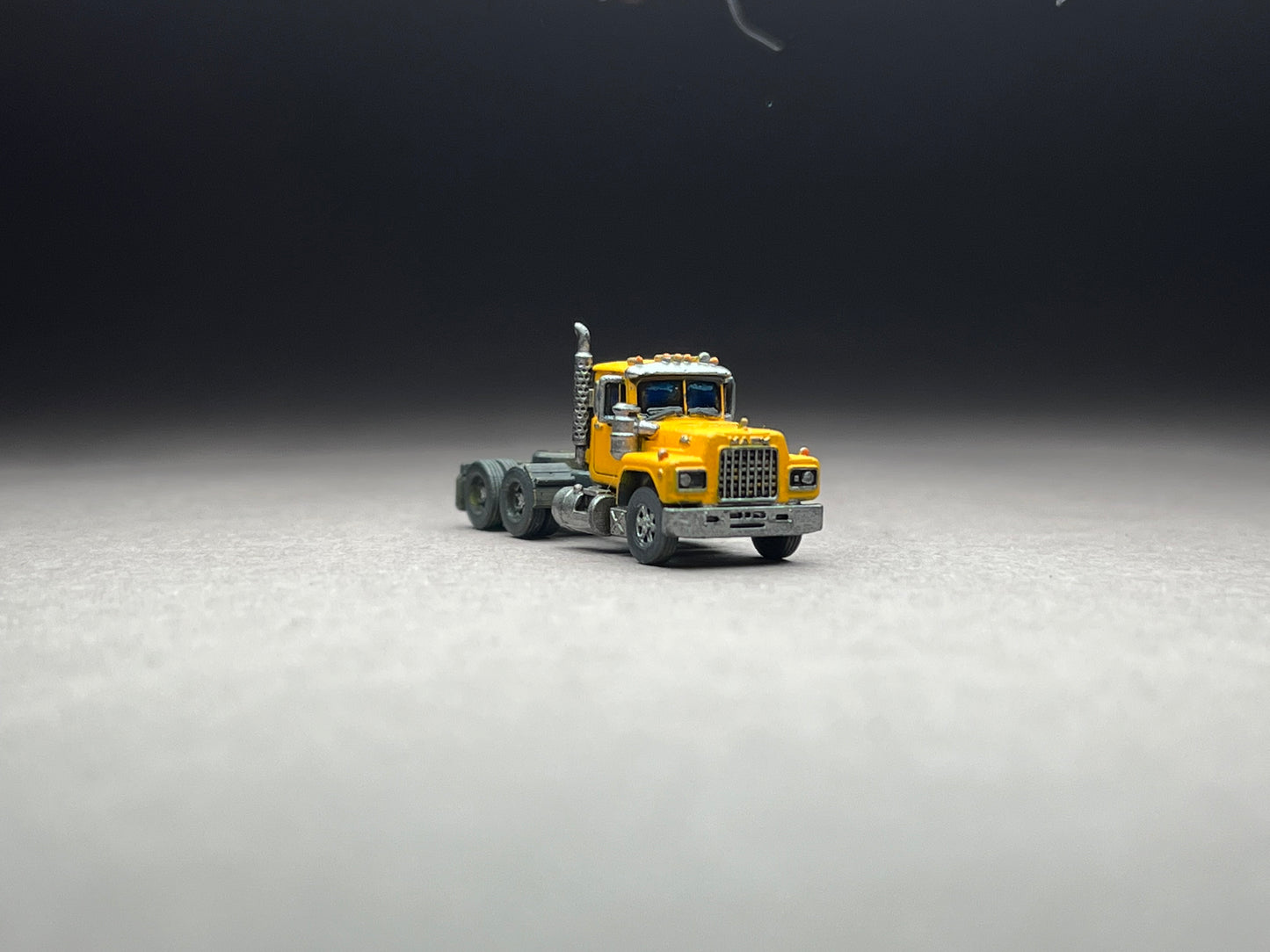 Z Scale (1:220) UNPAINTED One (1) American Bullkdog R-series Semi Truck - NOT a toy!