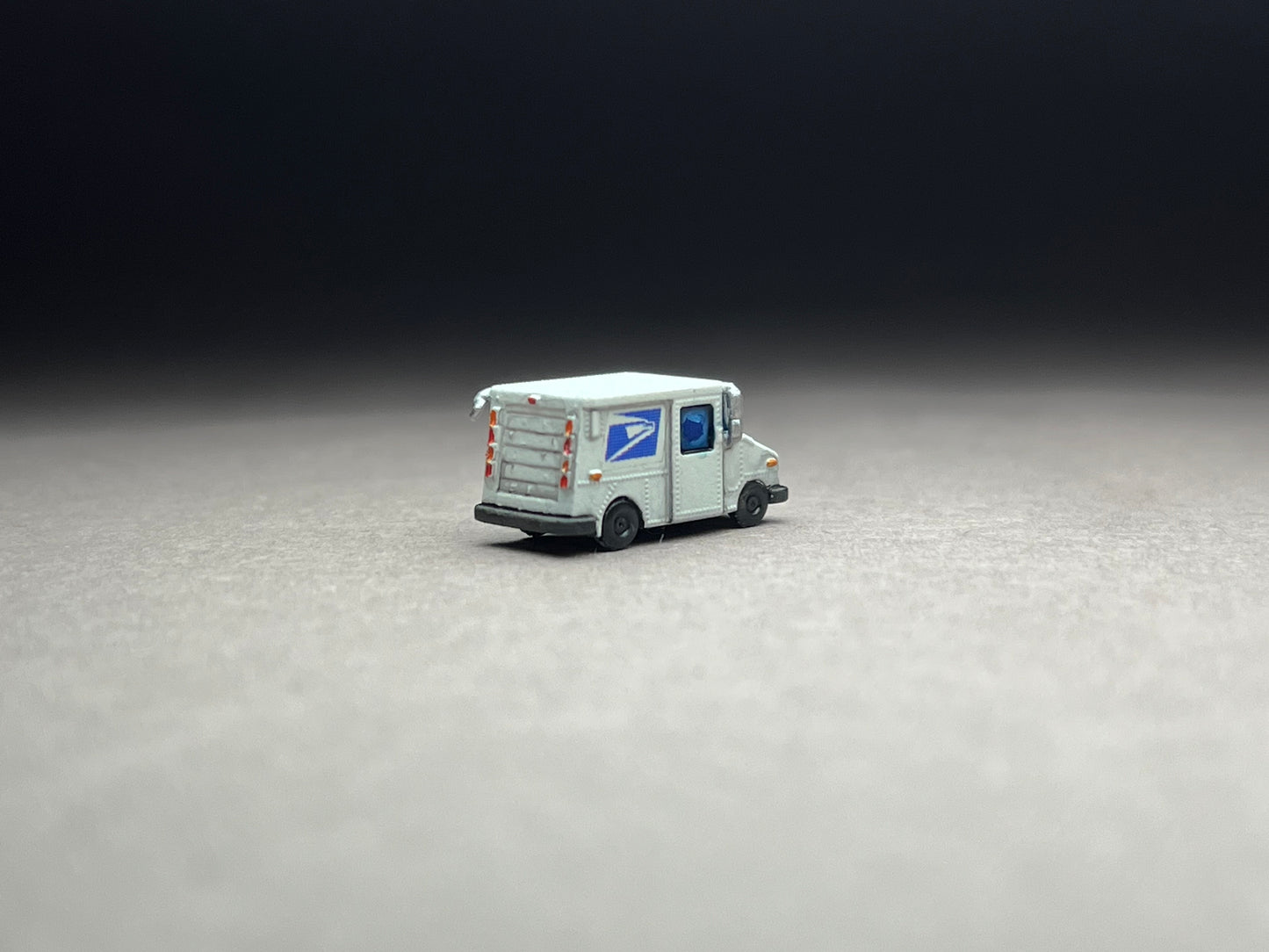 Z Scale (1:220) UNPAINTED Two (2) LLV Mail Truck (decals included) - NOT a toy!