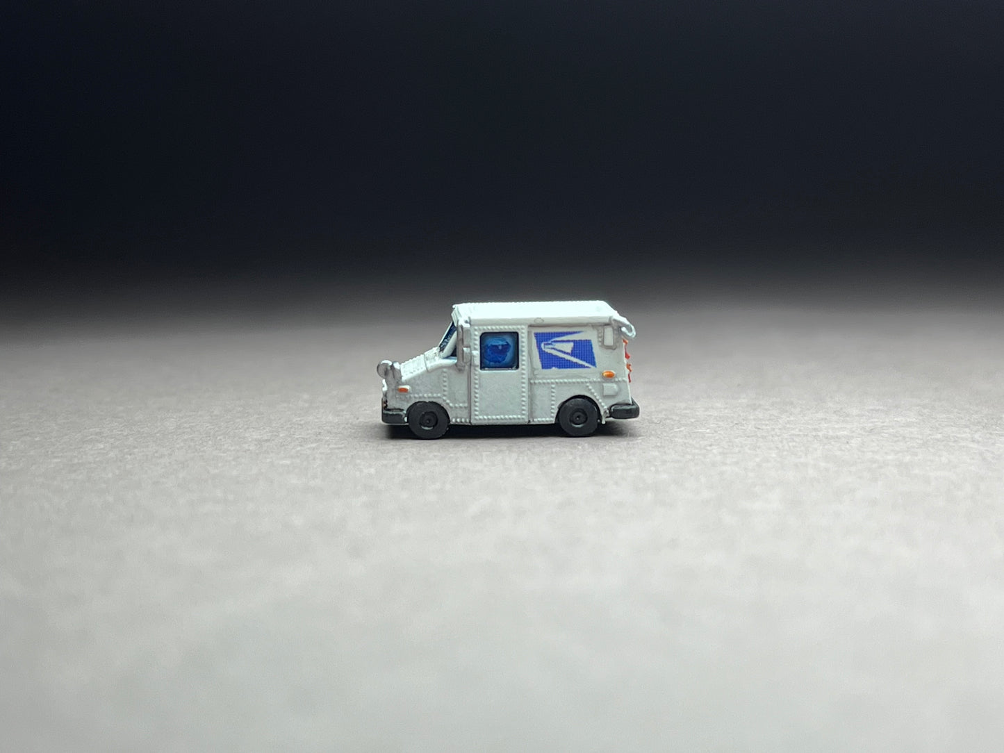 Z Scale (1:220) UNPAINTED Two (2) LLV Mail Truck (decals included) - NOT a toy!