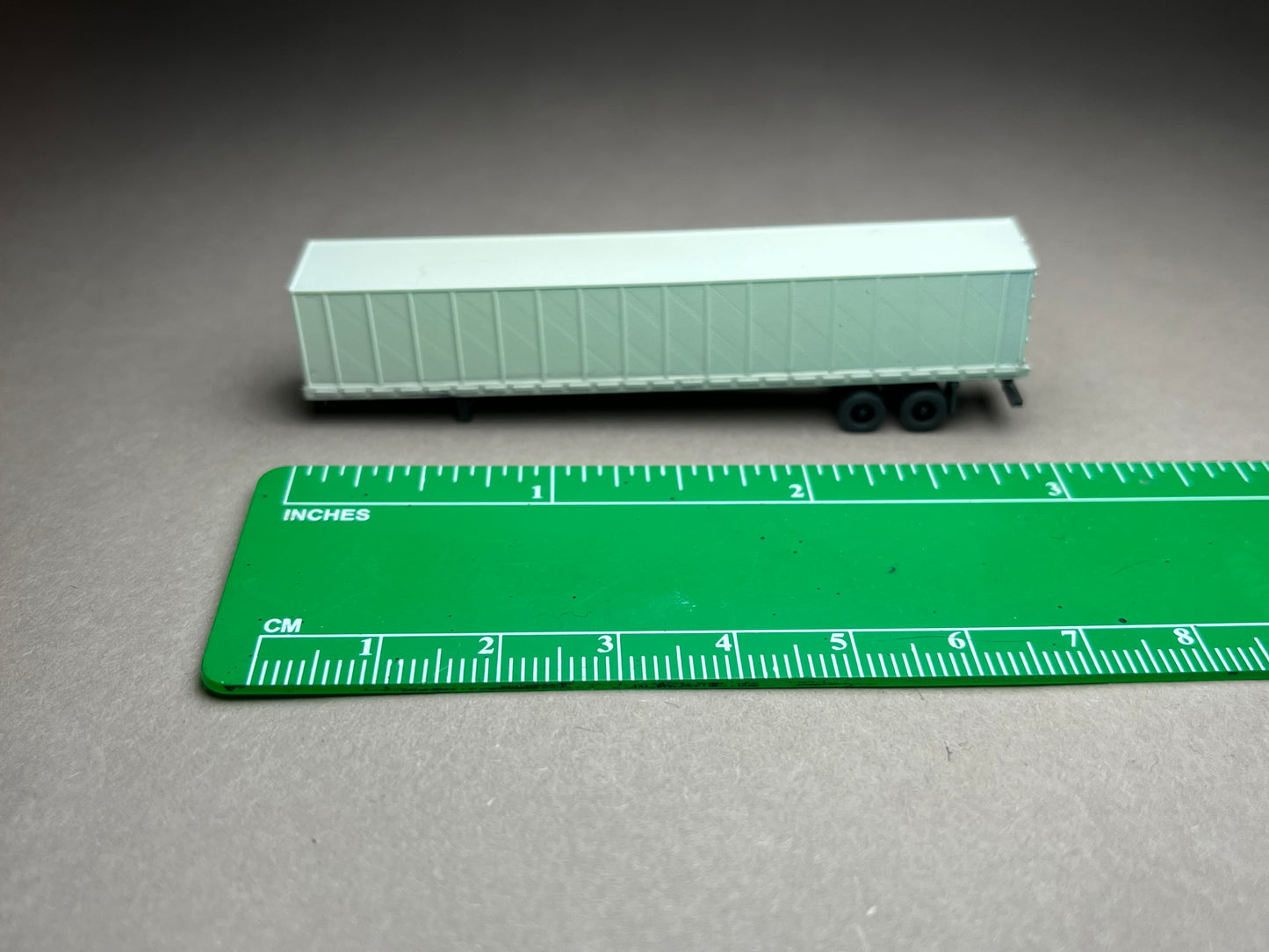 Z Scale (1:220) UNPAINTED One (1) Box Semi Trailer 53' RoadMAX (truck sold separately) - NOT a toy!
