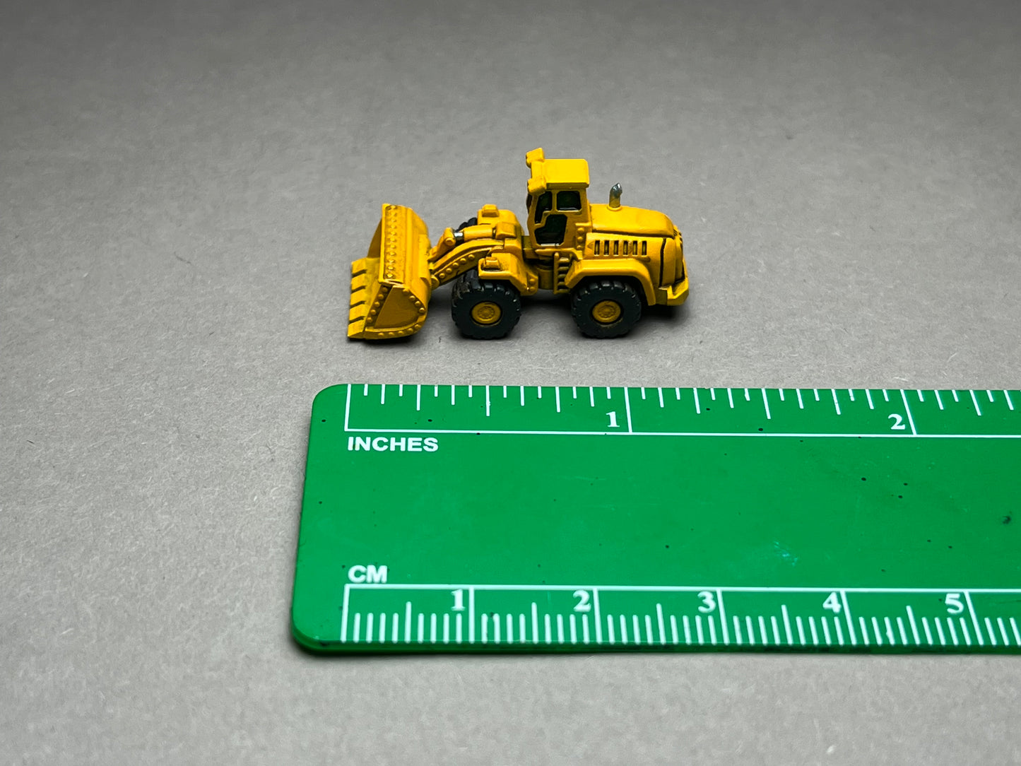 Z Scale (1:220) UNPAINTED One (1) Front Loader - NOT a toy!