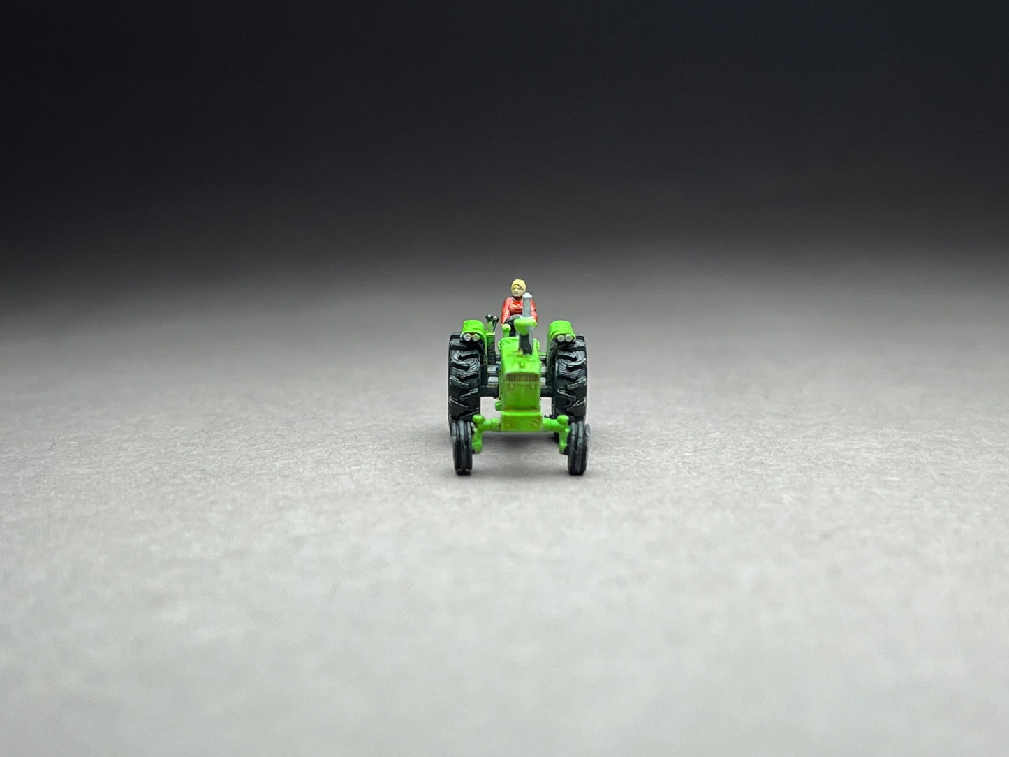 Z Scale (1:220) UNPAINTED One (1) 4020 Tractor with Harrow - NOT a toy!