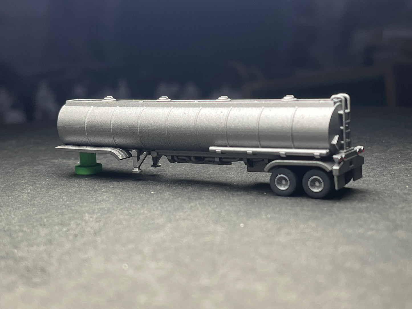 PAINTED N Scale (1:160) Semi Gas Tanker trailer