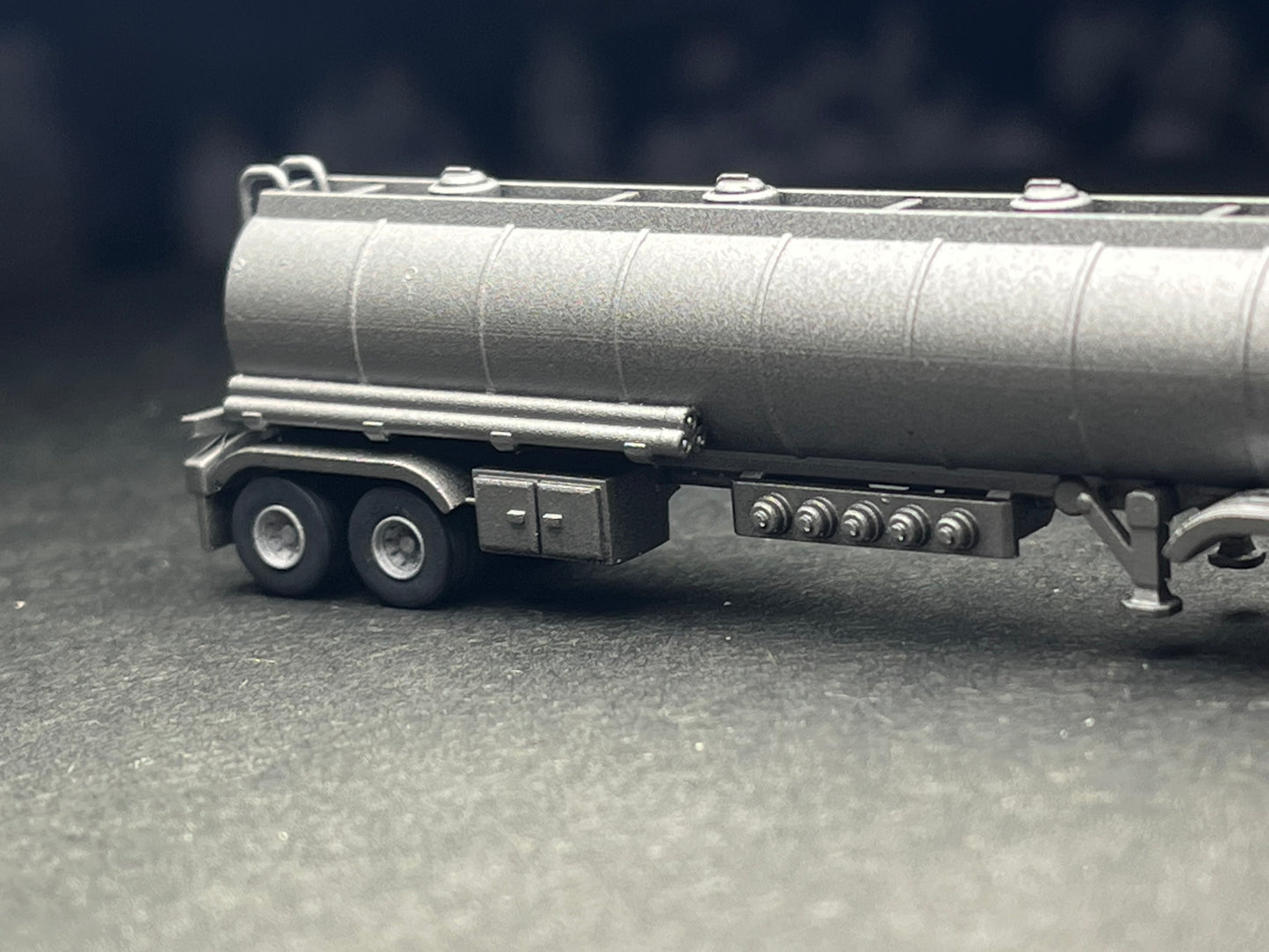 PAINTED N Scale (1:160) Semi Gas Tanker trailer