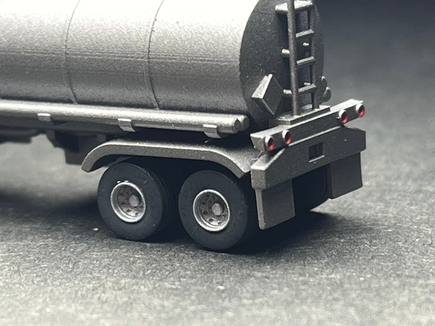 PAINTED N Scale (1:160) Semi Gas Tanker trailer