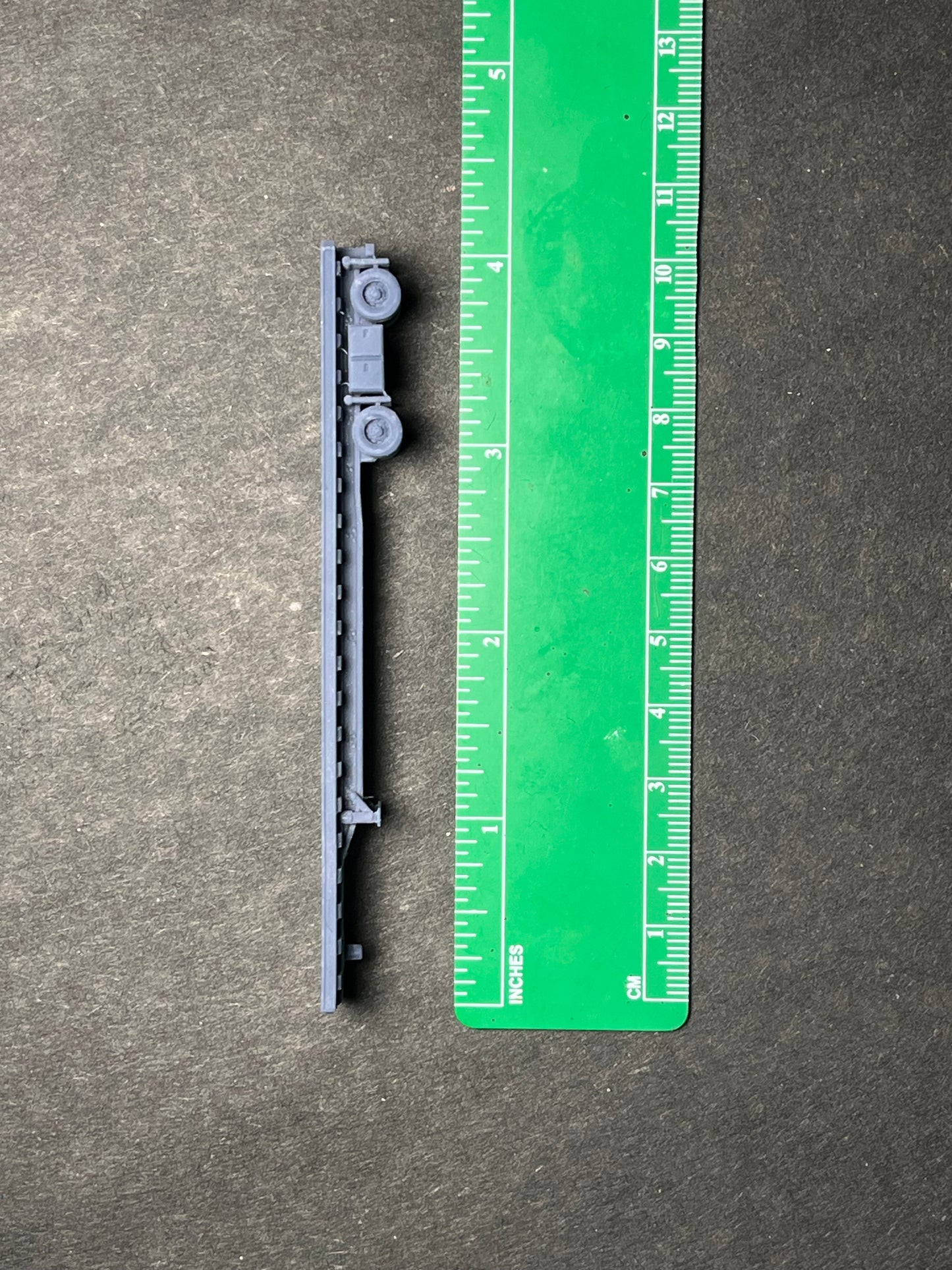 UNPAINTED N Scale (1:160 or 12mm) 53 foot Flatbed Trailer (trailer only) - NOT A TOY