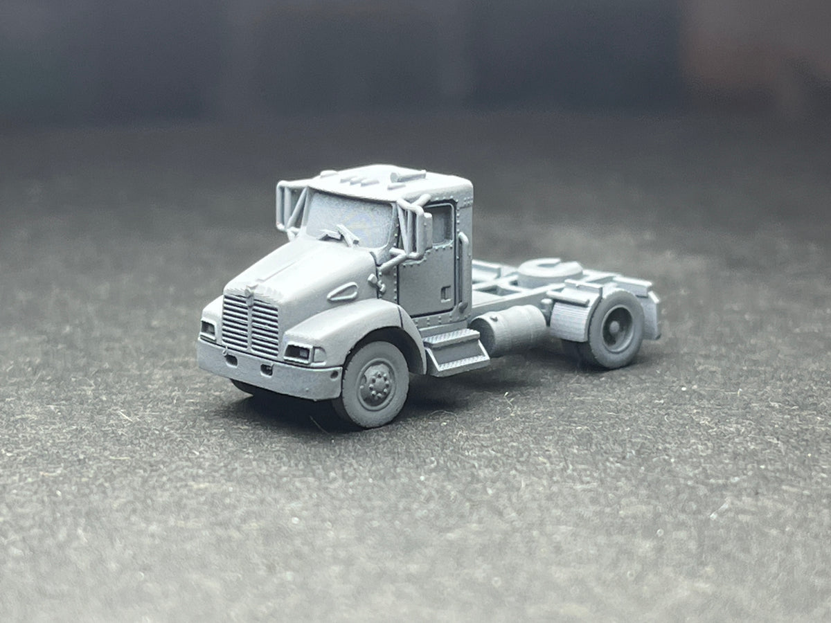 UNPAINTED N Scale (1:160 or 12mm) T300, Semi Single-axle City Semi LTL - NOT a toy!