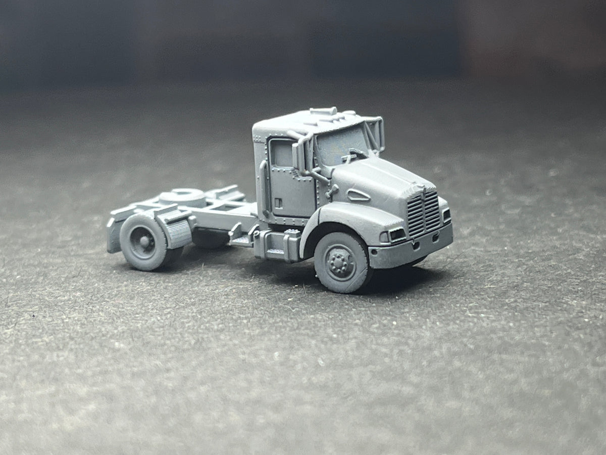 UNPAINTED N Scale (1:160 or 12mm) T300, Semi Single-axle City Semi LTL - NOT a toy!