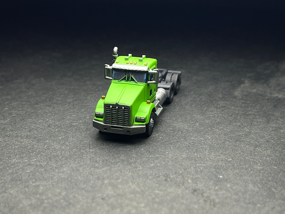 N Scale (1:160 or 12mm) UNPAINTED - T800, Twin axle Semi - NOT a toy!