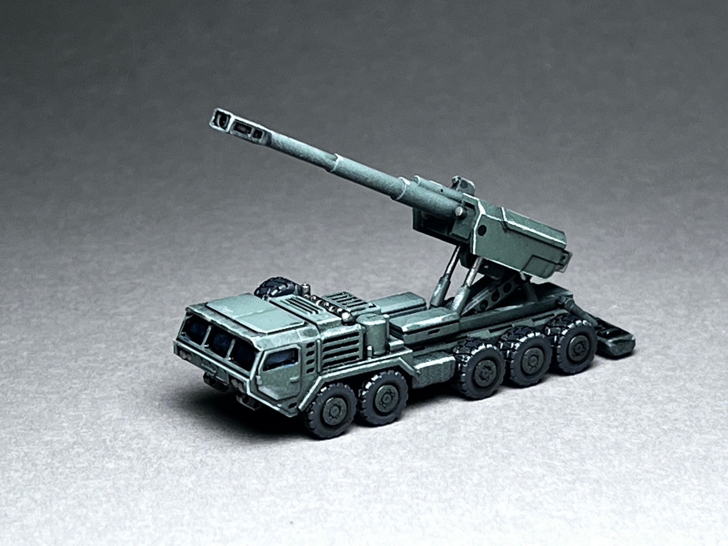 6-8mm scale - One (1) Heavy Tactical Truck - LR Artillery - UNPAINTED, This is NOT a toy!