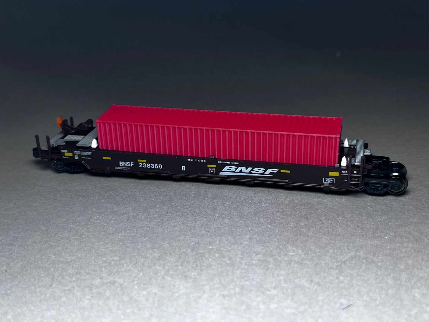 N scale 40' shipping container PLA printed set of 3 choose color - this is NOT A TOY