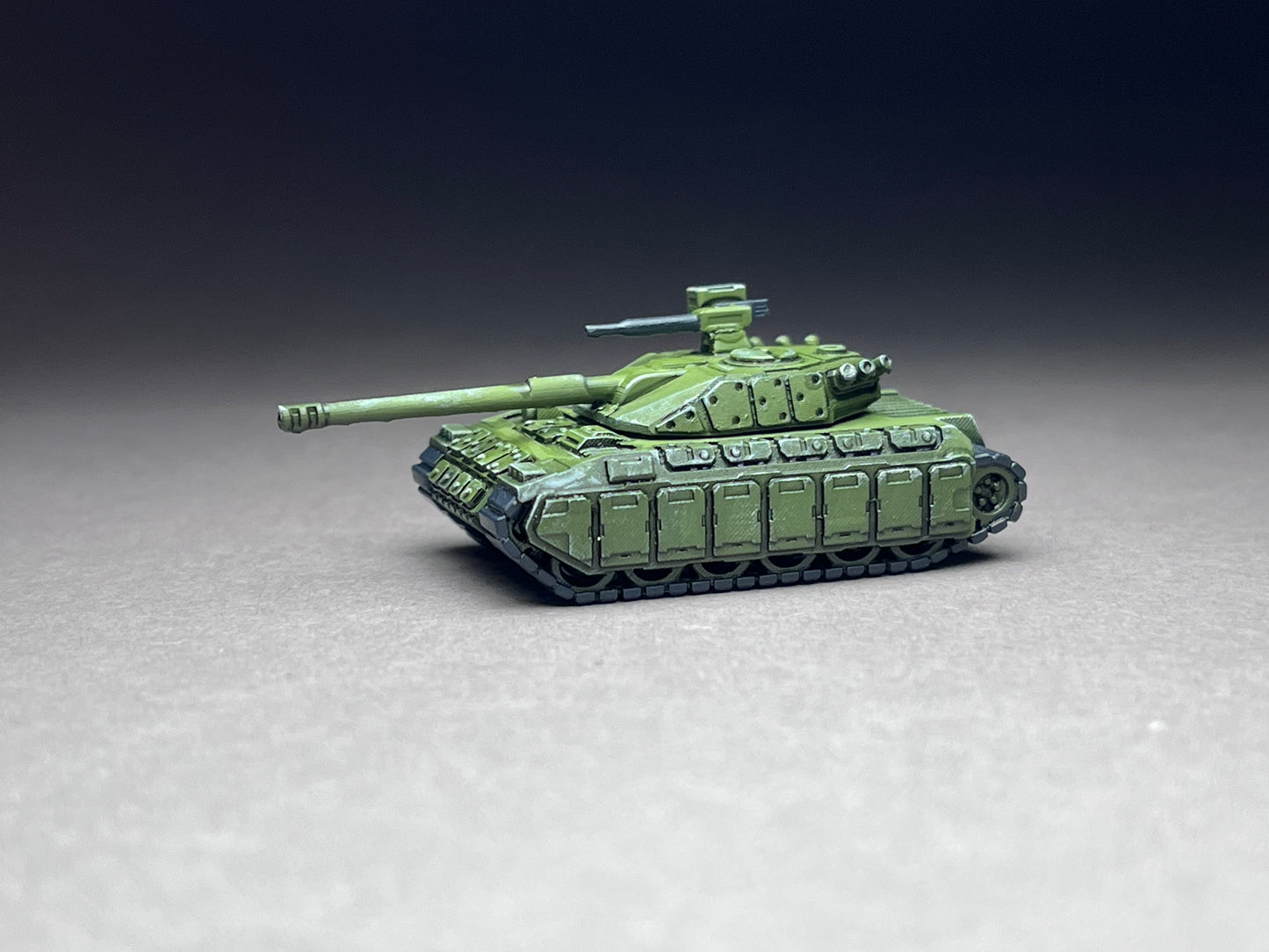 6-8mm scale - Oluja Skirted Heavy Tank- UNPAINTED, This is NOT a toy!