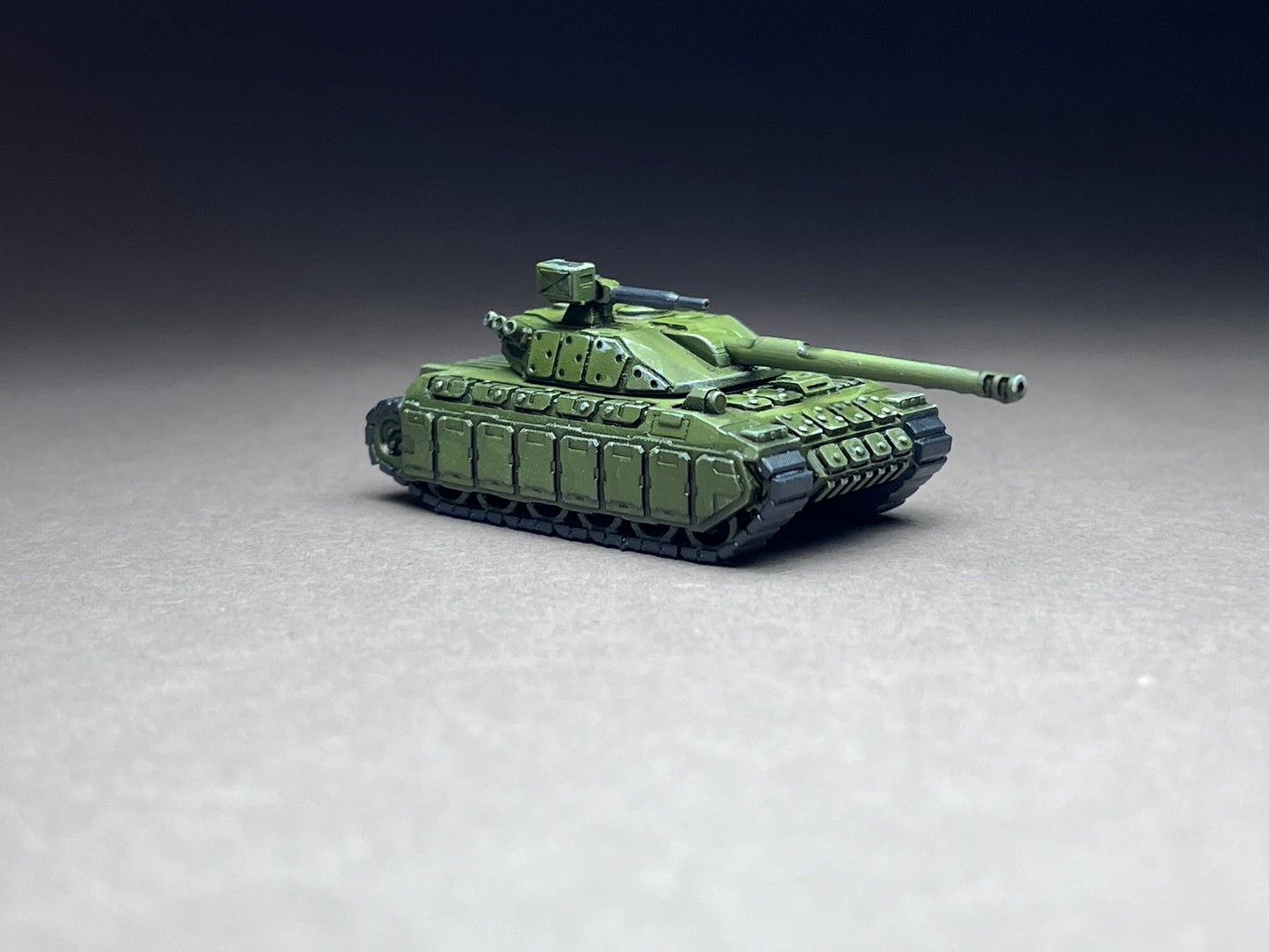 6-8mm scale - Oluja Skirted Heavy Tank- UNPAINTED, This is NOT a toy!