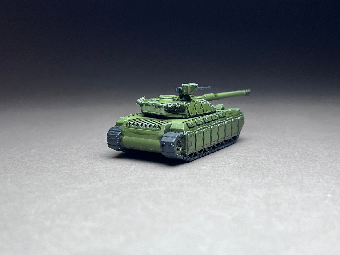 6-8mm scale - Oluja Skirted Heavy Tank- UNPAINTED, This is NOT a toy!