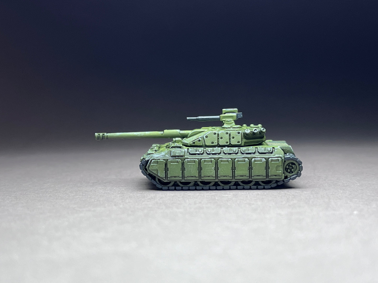 6-8mm scale - Oluja Skirted Heavy Tank- UNPAINTED, This is NOT a toy!