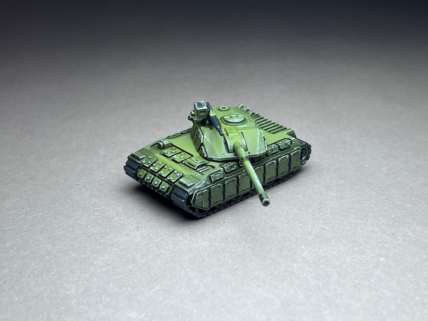 6-8mm scale - Oluja Skirted Heavy Tank- UNPAINTED, This is NOT a toy!