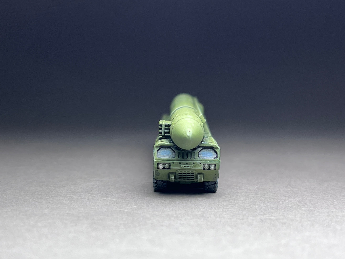 6-8mm scale - HTT-ICBM - Heavy Tactical Truck - Intercontinental Ballistic Missile - Transporter Erector Launcher- UNPAINTED, This is not a toy!